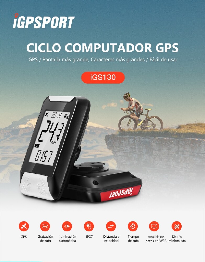 Ciclocomputador GPS IGS130